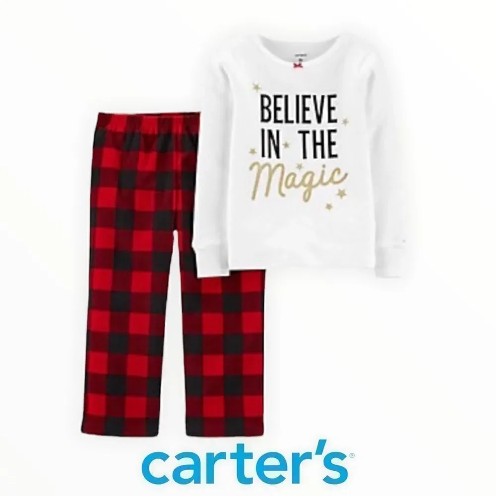 CARTER’S | Red | BELIEVE IN MAGIC HOLIDAY PAJAMA
